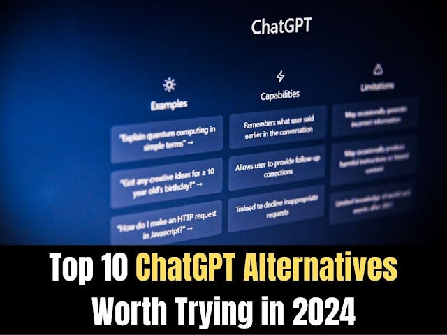 The 10 Best ChatGPT Options (2024)