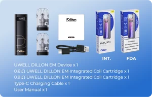 Uwell Dillon EM Subtitution Unit (4 pakiet)